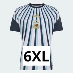  ワールドカップ　アルゼンチン代表 プレマッチシャツ　6XLサイズ adidas アルゼンチン代表 プレマッチシャツ - メルカリ