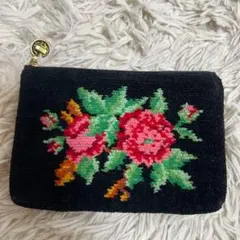 FEILER 花柄刺繍 長財布 - メルカリ