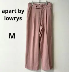 アパートバイローリーズ▶ワイドパンツ M ピンク オフィス