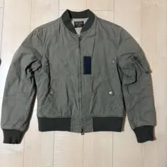 MR. OLIVE MA-1ジャケット Sサイズ カーキ　ダブルジップ　美品