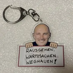 ファジアーノ岡山　CLIMAXメッセージキーホルダー　　ブローダーセン選手