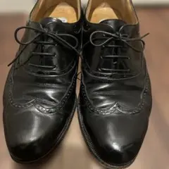 美品✨BALLY バリー ウィングチップ 革靴 黒 スイス製 26.5クラシック