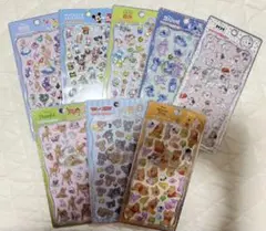 【正規品】 プチドロップステッカー ディズニー＆トムとジェリー 8セット