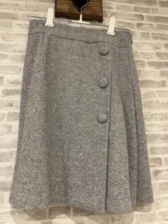 ツイード ひざ丈スカート