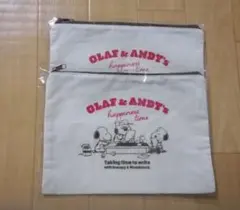 OLAF & ANDY'S スヌーピーポーチ 230×170mm