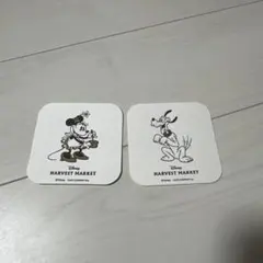 Disney HARVEST MARKET コースター 2枚セット
