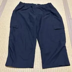 ティゴラ　黒パンツ　カーゴ　七分丈　2XL