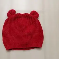 baby GAP 耳付き ニットキャップ 6-12ヶ月 46cm 綿100￼%