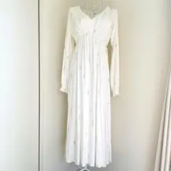 ✔︎ gelato pique 花&コスメ柄 カップ付き長袖ワンピース