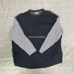 tomorrowland ロンT（背面＆袖がシャツ）