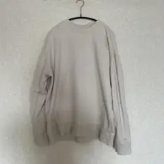 無印良品　スウェット　ややグレーがかった白　L-XL