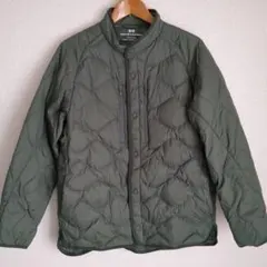 ユニクロ ホワイトマウンテニアリング ダウン オリーブ メンズ