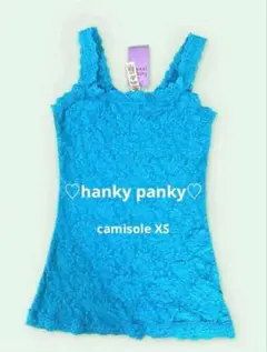 新品♡hanky panky♡シグニチャーレース♡M♡ミント♡ 半袖トップス
