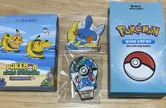 韓国 ポケモン 磁石 バッジ マリル ロッテワールド ミズゴロウ ソウル 限定