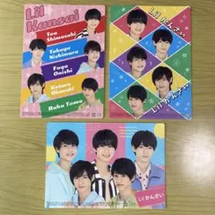 Lilかんさい 下敷き 3枚セット　りとかん　関西ジュニア　セブンイレブン