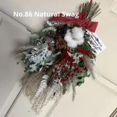 No.86 コットンのクリスマススワッグ