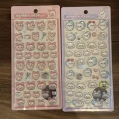 【即日発送　正規品】ちいかわ　ボンボンドロップシール　カニちゃん　モモンガ