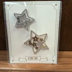 Dior ノベルティ 星型ヘアクリップ