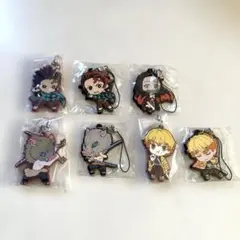 鬼滅の刃　ラバーストラップ 7点セット まとめ売り