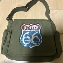 ルート66 オリーブグリーン ショルダーバッグ