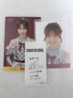 イコールラブ　劇薬中毒　大場花菜　タワレコ　D 生写真