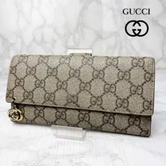 011 極美品 GUCCI 長財布 ラウンドファスナー PVC GGスプリーム - メルカリ