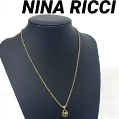 【正規品】NINA RICCI ニナリッチ　ネックレス　ゴールドカラーのサムネイル