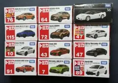 トミカ 12台セット まとめ売り　初回特別仕様ありのサムネイル