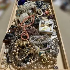 遺品整理 アクセサリー 時計 まとめ ブローチ タイピン 刻印未検品 z44
