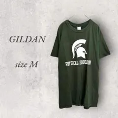 ギルダン/半袖TシャツM/アースカラー/USA/古着/丸首/プリント 男女 12