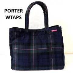 希少✨PORTER WTAPS 裏原 当時物 ポーター チェック トートバッグのサムネイル