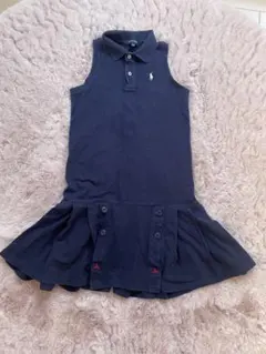 Ralph Lauren ネイビー ノースリーブワンピース 150
