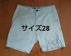 アメリカンイーグル★ハーフ★ショート パンツ★水色 ミント ブルー 刺繍ロゴ