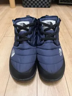 ノースフェイス ヌプシ トラクション チャッカライトブーツ ネイビー
