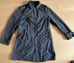 アスペジ★ネイビー/XS/中綿ステンカラーコート/Thermore保温綿 アスペジ☆ネイビー/XS/中綿ステンカラーコート/Thermore保温綿