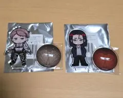 【未使用、匿名配送】コラボカフェ　進撃の巨人　エレン　ジャン　アクスタ