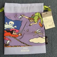 ディズニーレトロアートコレクション　ピーターパン巾着