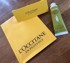 ロクシタン　ヴァーベナアイスハンドクリーム　30ml ギフト包装&紙袋セット