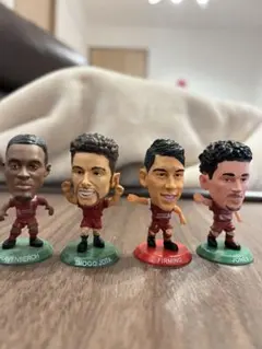 コリンシアン/サッカーフィギュア/リヴァプール/フィルミーノ、ジョタ等4体セット