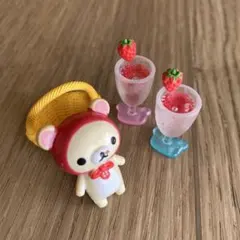 リラックマいちごスイーツパーティー全種類セット未開封 Rilakkuma/リラックマ・いちごスイーツパーティー・ミニフィギュア・全