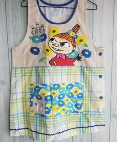 新品★保育士看護師介護士★リトルミイ★ミィ★ムーミン★花柄エプロンのサムネイル