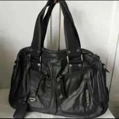 Archive Y2k Diesel Metal Logo Bag Black - メルカリ