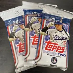 Topps SERIES 2 2025Baseball card 3パック未開封