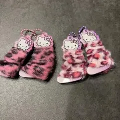 ハローキティ 平成レトロ　ギャルソックス miniキーホルダー