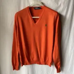 Polo by Ralph Lauren Vネックニット オレンジのサムネイル