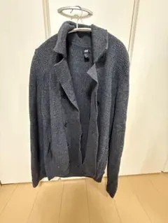 H&M ピーコート風ニットカーディガン グレー Mのサムネイル