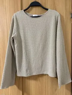 しまむら tal by yumi ワッシャー ジャガード編み プルオーバー