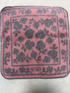 バラ柄タオルハンカチ2色セット