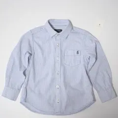 グリーンレーベルリラクシング ストライプシャツ 110cm