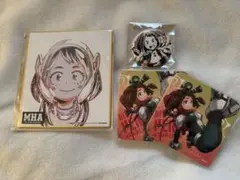 僕のヒーローアカデミア 麗日お茶子 缶バッジ コースター 色紙